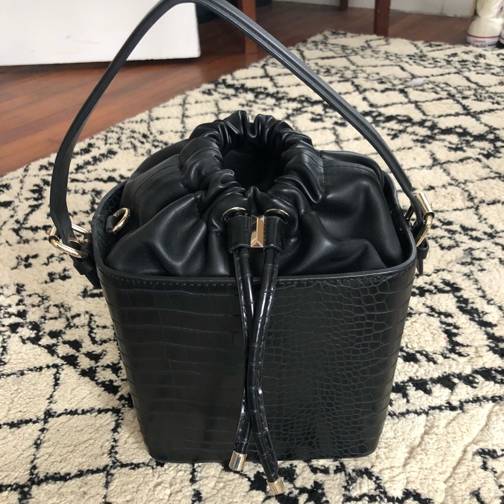 Zara box bag.